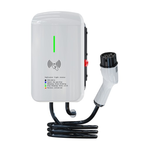 11KW Model 2 Three Color LED Light AC EV Charger Wallbox